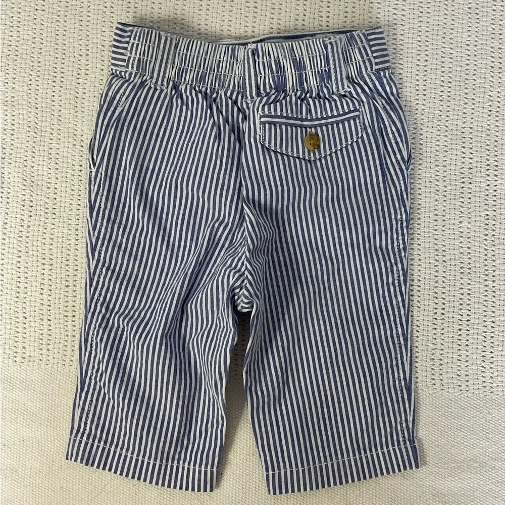 Ralph Lauren Casual Blue and White Striped Bottoms